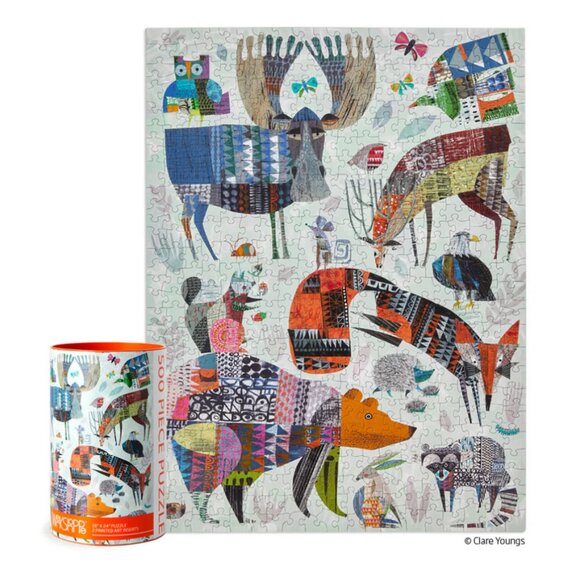 Werkshoppe Woodland Creatures 500 Piece Jigsaw Puzzle - Picture 4 of 8